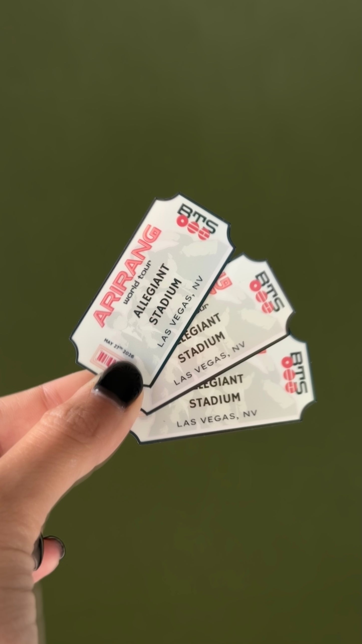ARIRANG TOUR stickers (PACK 15)